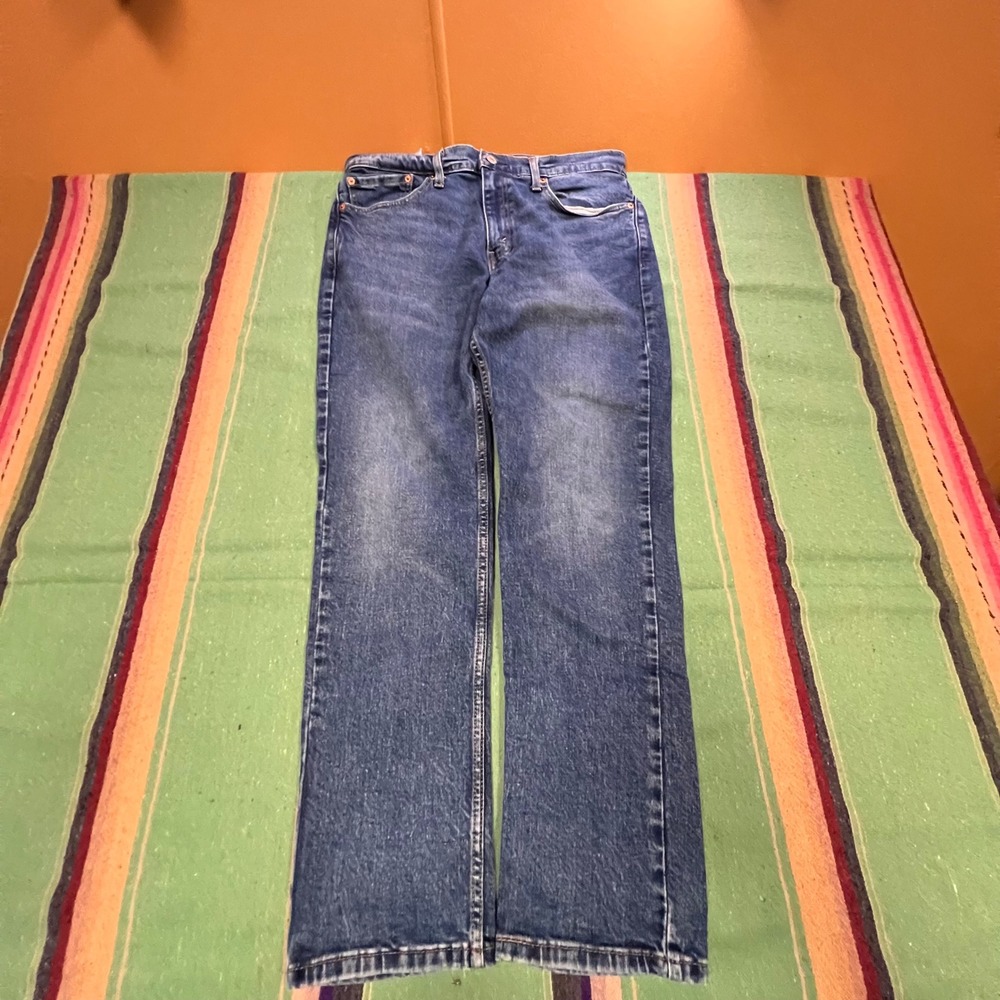 Levis 511 Slim Fit Mens 34x30 Blue Medium Wash Denim Jeans 04511-5779